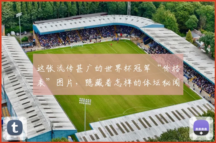这张流传甚广的世界杯冠军“价格表”图片，隐藏着怎样的体坛秘闻？