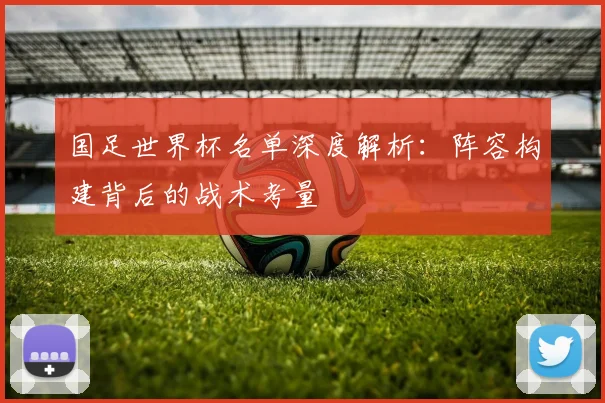 国足世界杯名单深度解析：阵容构建背后的战术考量